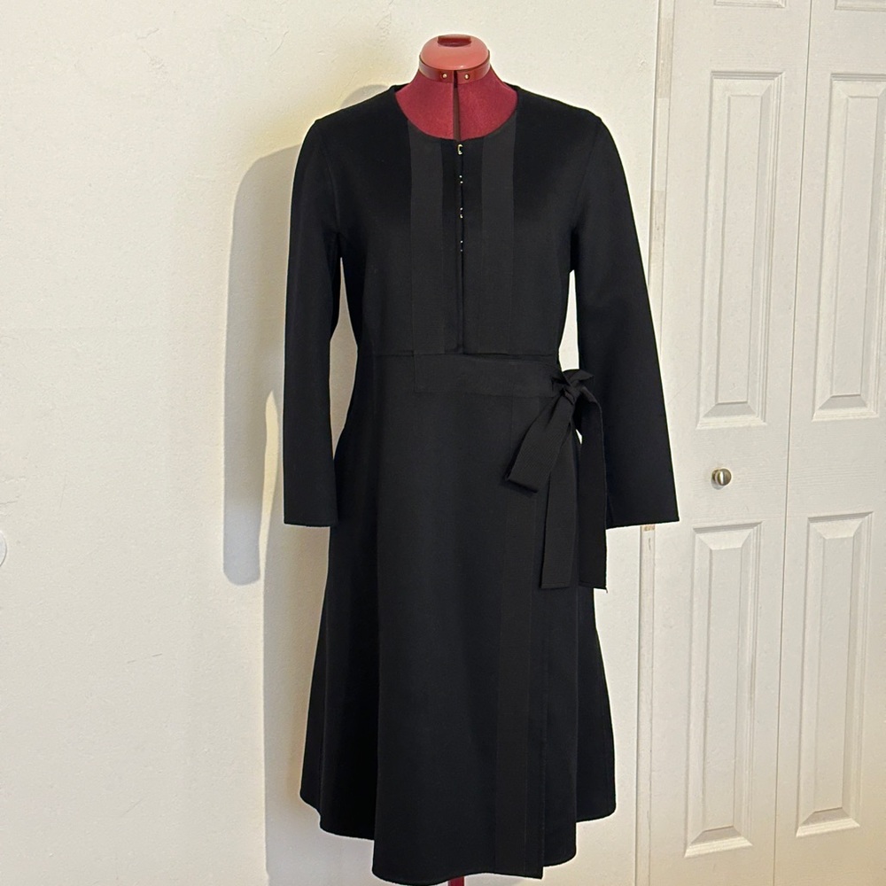 Ports 1961 Elegant Black coat cashemere and wool